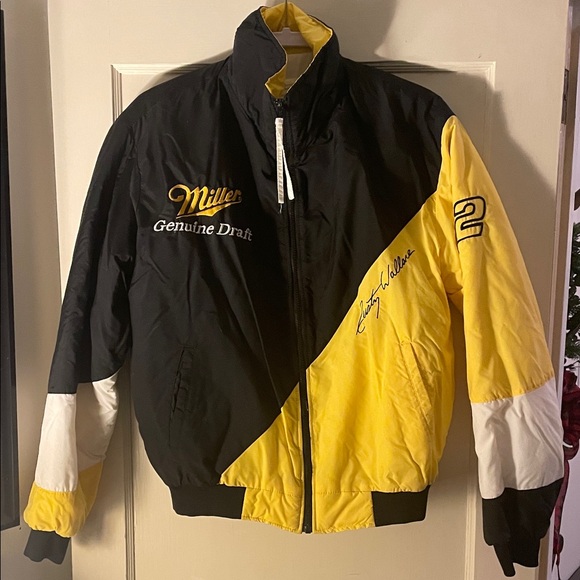 Black and Yellow Bomber Jacket